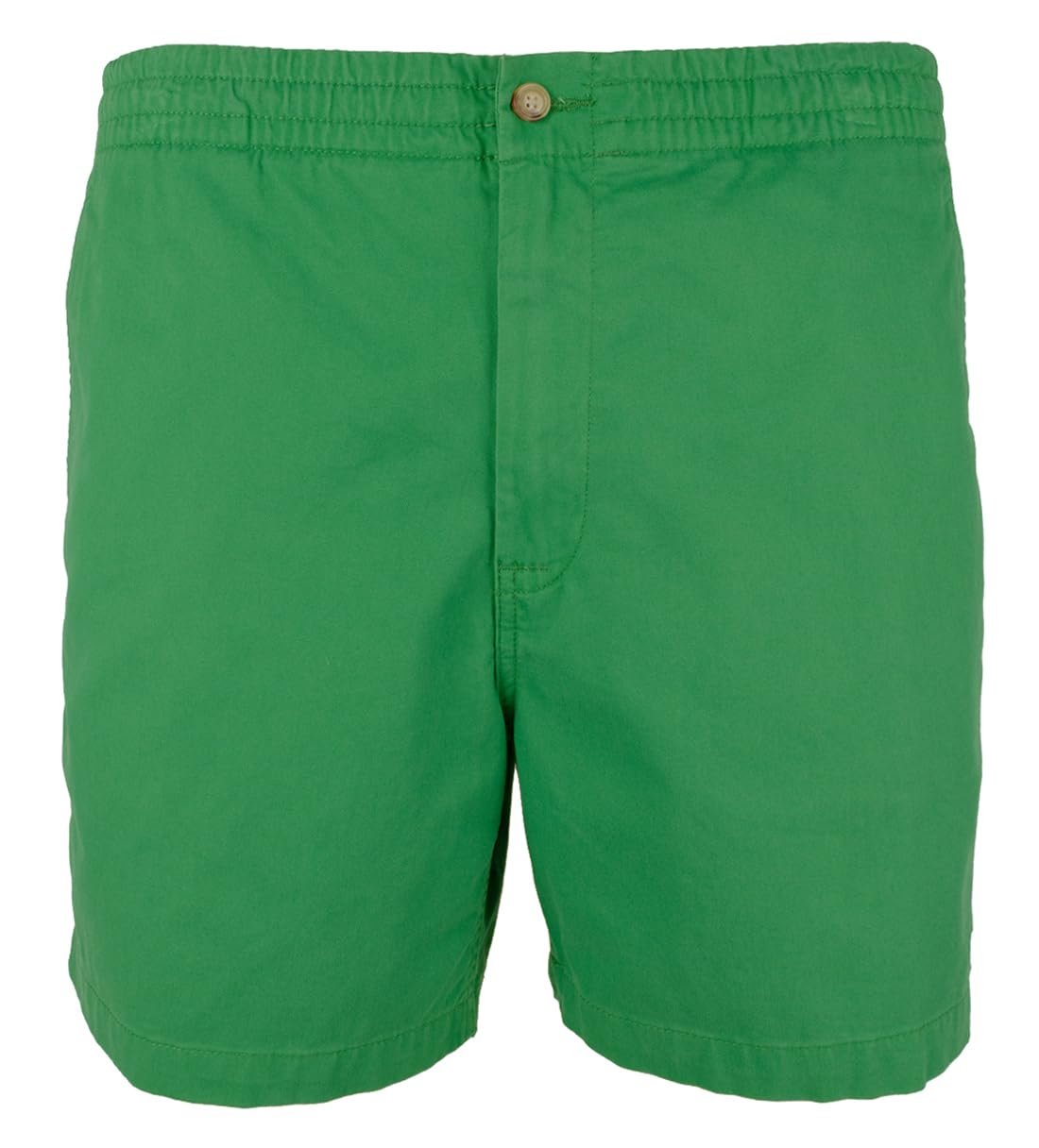 Men's Stretch Classic-Fit Flat-Front Chino Shorts-Green-XXL