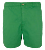 Men's Stretch Classic-Fit Flat-Front Chino Shorts-Green-XXL