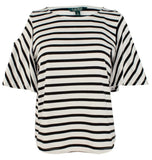 Lauren Ralph Lauren Women's Petite Jersey Cold Shoulder Top