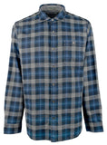 Tommy Bahama Men's Big & Tall Canyon Beach Cozy Check Long Sleeve Shirt 2XLT