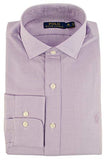 Men's Classic Fit Herringbone Dress Shirt-PpW-14.5-32/33 Purple/White