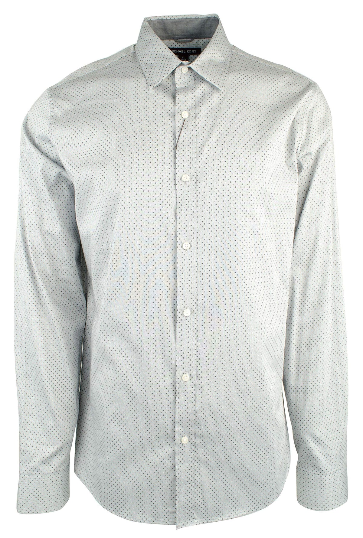 Michael Kors Men's Slim Fit Cotton Long Sleeve Shirt CG XL