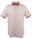Michael Kors Men's Printed Woven Stretch Short Sleeve Shirt SR M