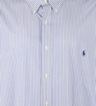 Polo Ralph Lauren Men's Big & Tall Striped Stretch Poplin Long Sleeve Shirt