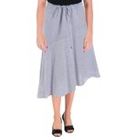 LAUREN RALPH LAUREN Womens High-Low Striped Maxi Skirt Blue 16