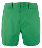 POLO RALPH LAUREN Men's Classic Fit Stretch 6" Flat Front Chino Shorts Green 40