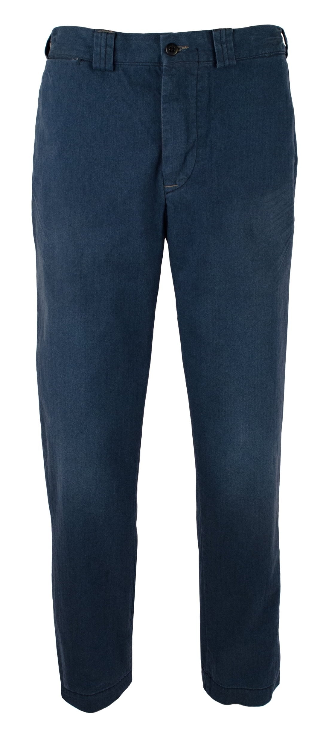 Men's Herringbone Pattern Buttoned Fly Pants-B-36W X 34L