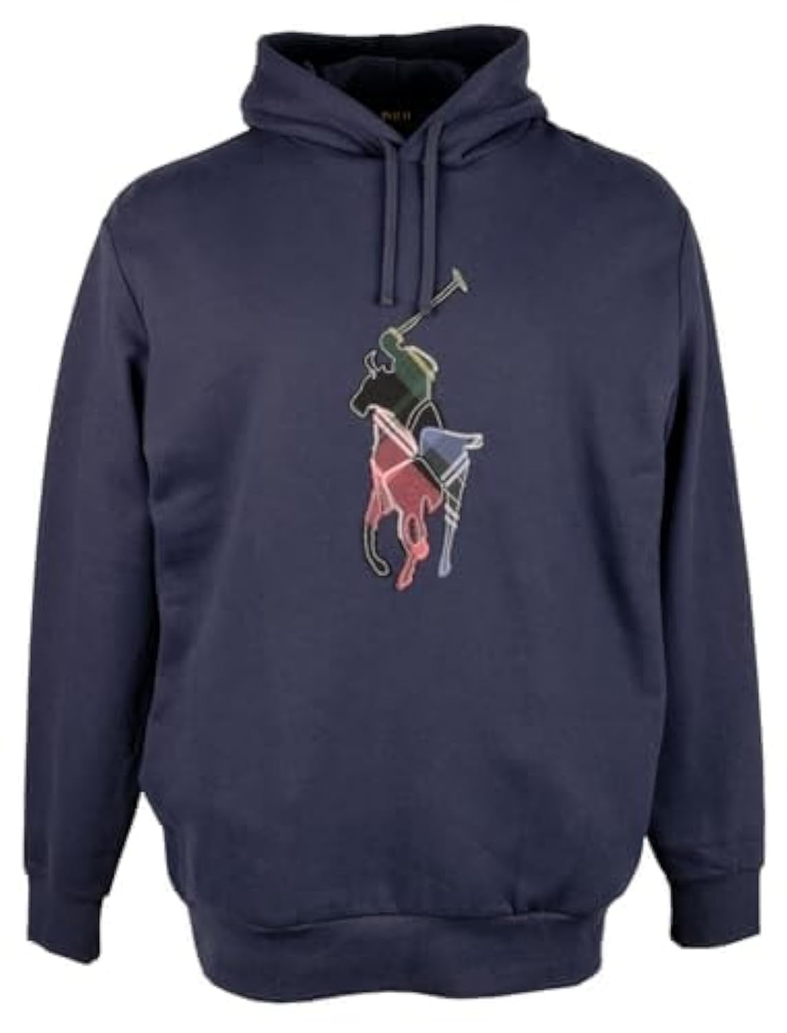 Polo Ralph Lauren Men's Big & Tall The RL Fleece Big Patchwork Pony Hoodie 2XB
