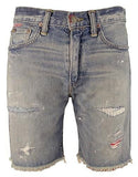 Polo Ralph Lauren Men's Distressed Classic Fit Denim Shorts 30