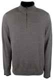 Men's Quarter Zip Merino Sweater-AM-X-Large