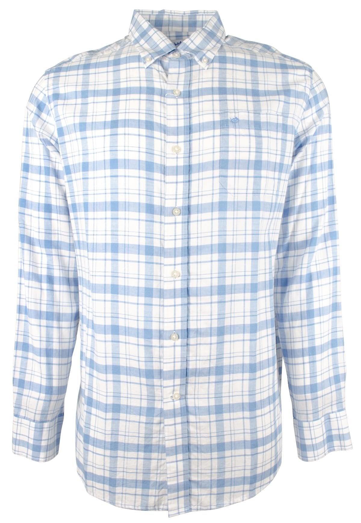 Southern Tide Men's Headland Moultrie Plaid Long Sleeve Sport Shirt - Small