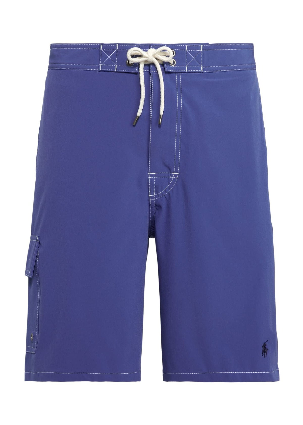 POLO RALPH LAUREN Men's 8.5" Kailua Classic Fit Swim Trunks, Bright Blue, XX-Large, Polo Swim Suit with Embroidered Polo Pony