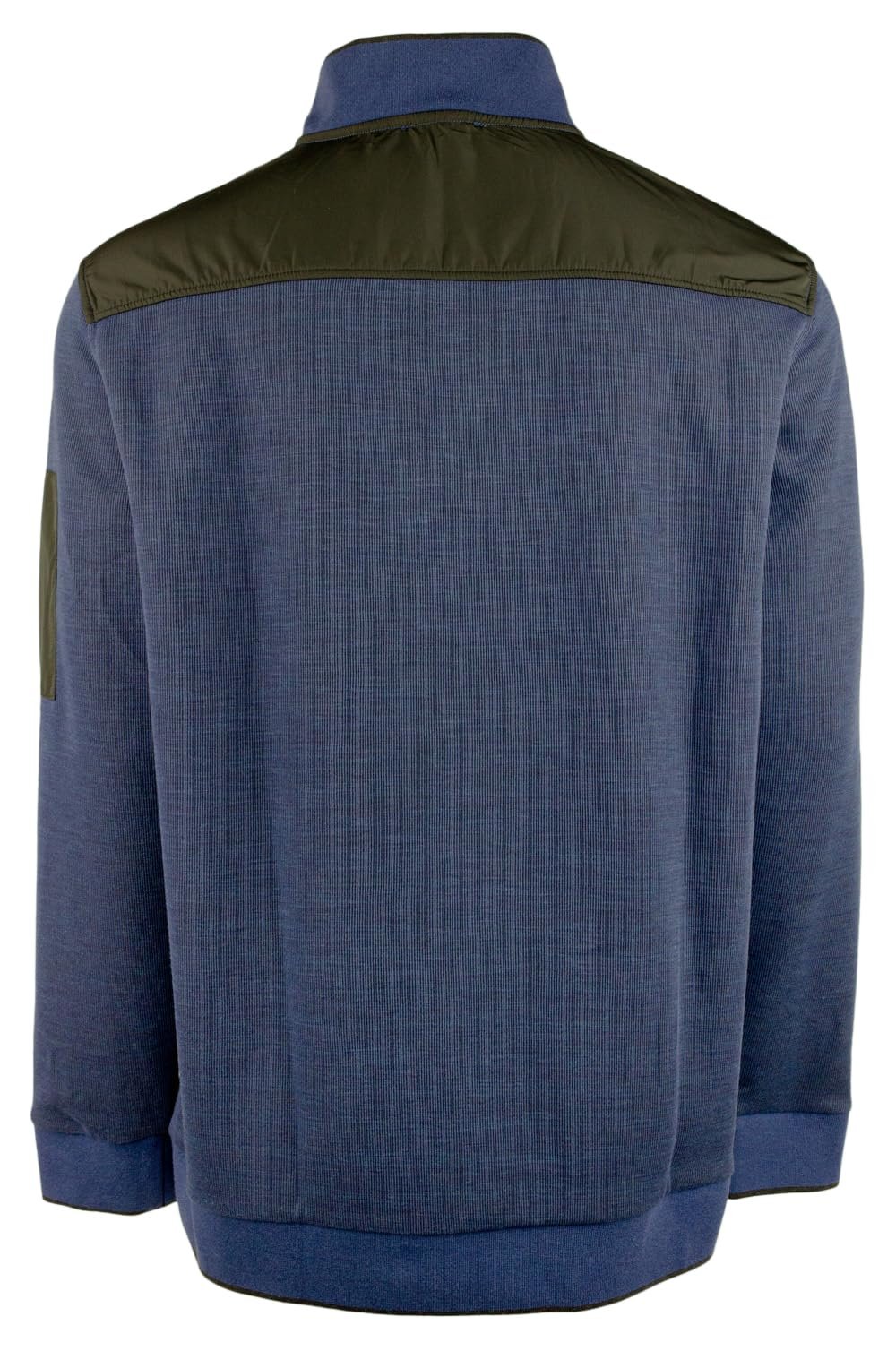 Bugatchi Men's Long Sleeve Quarter Zip Pullover Sweatshirt NBl X-Large Night Blue