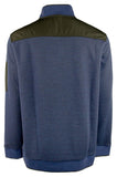 Bugatchi Men's Long Sleeve Quarter Zip Pullover Sweatshirt NBl X-Large Night Blue