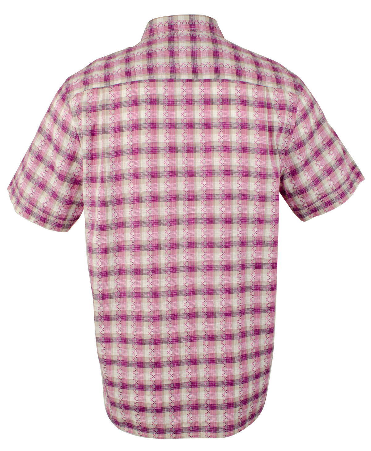 Camisa de manga corta a cuadros La Veleta de Tommy Bahama para hombre, color uva brillante, talla mediana