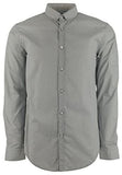 Hugo Boss Men's Big and Tall Rikard Fit Long Sleeve Shirt BLK 4XL