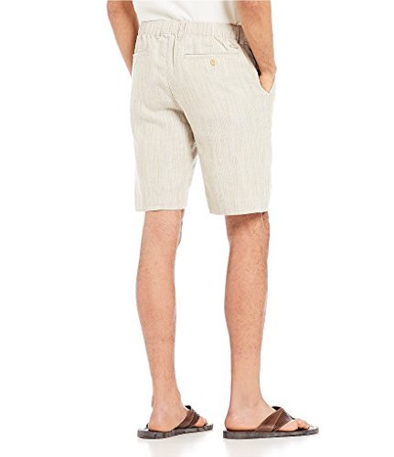 Tommy Bahama Men's Harbor Herringbone 10" Golf Shorts Stone Khaki 2XL