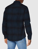 A|X ARMANI EXCHANGE mens Long Sleeve Buffalo Check Button Down