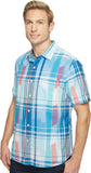 Tommy Bahama Can't Stop Ikat Silk Camp Short Sleeve Shirt-DB-S
