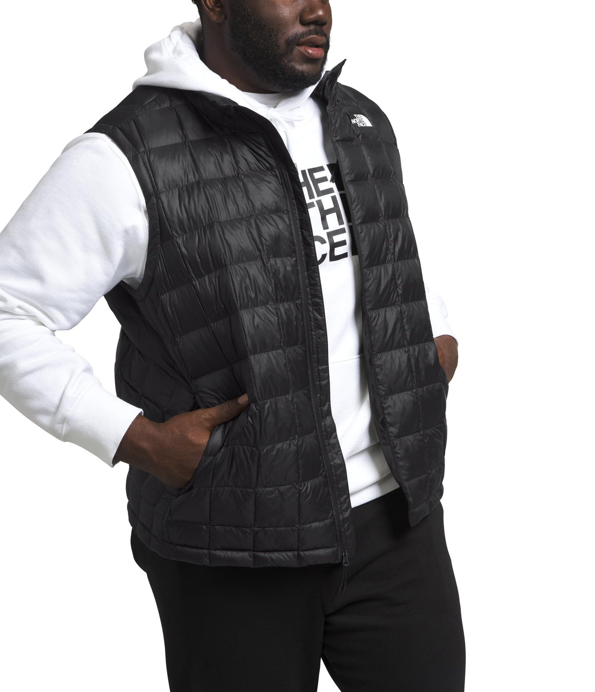 THE NORTH FACE Men's ThermoBall Eco Vest 2.0 (Standard and Big Size), TNF Black, 2X Big