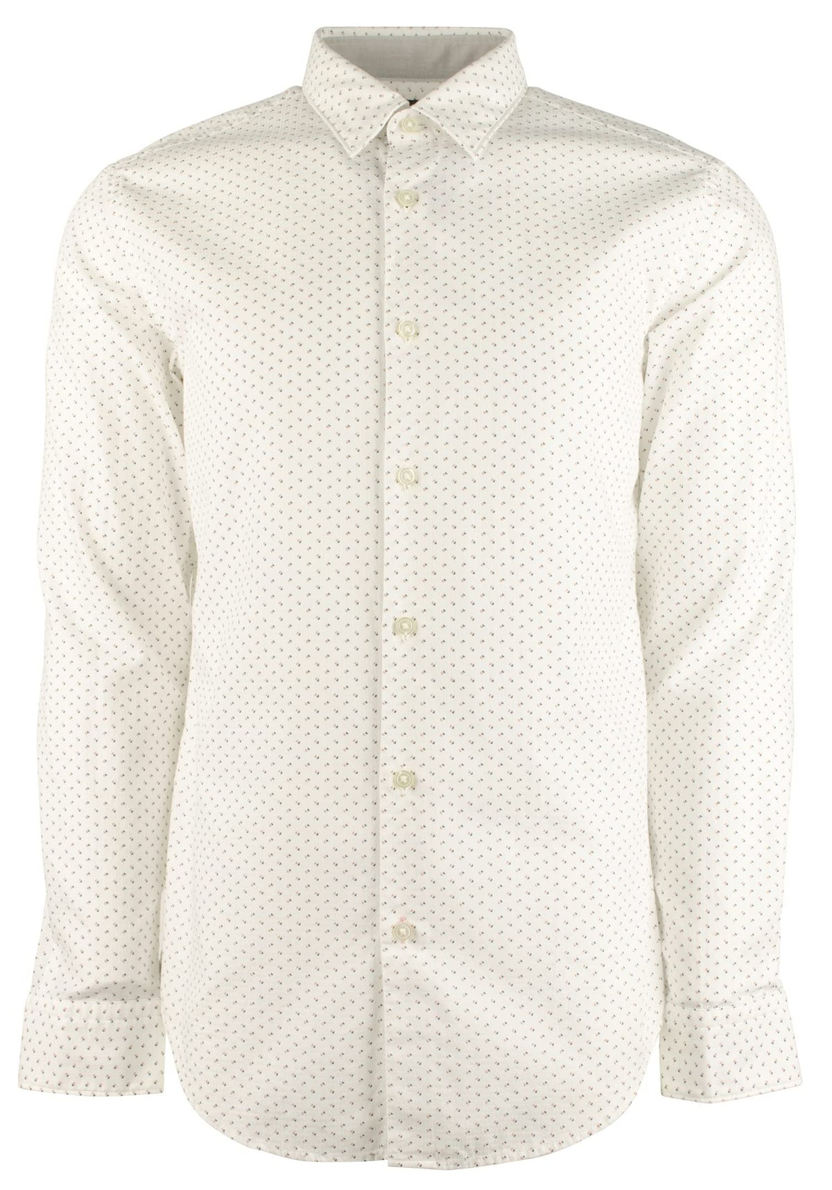 Men's Ronni Slim Fit Long Sleeve Shirt-PP-Medium Pastel Pink