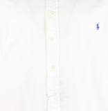 Ralph Lauren Men's Big and Tall Classic Fit Short Sleeve Oxford Shirt White 3LT