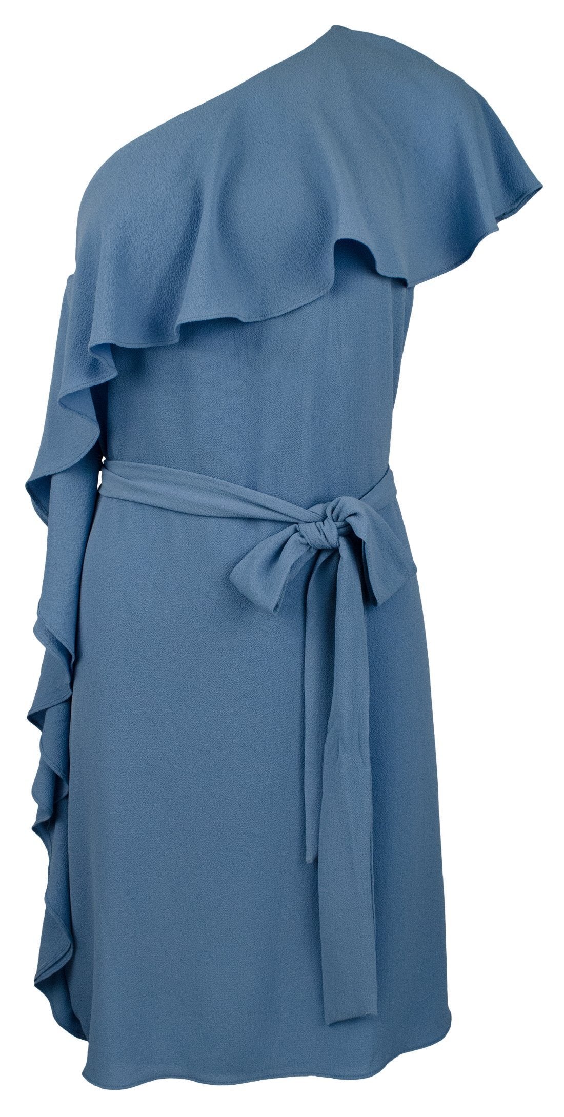 Michael Kors Women's Flounce Ruffle One-Shoulder Dress Bbry 8