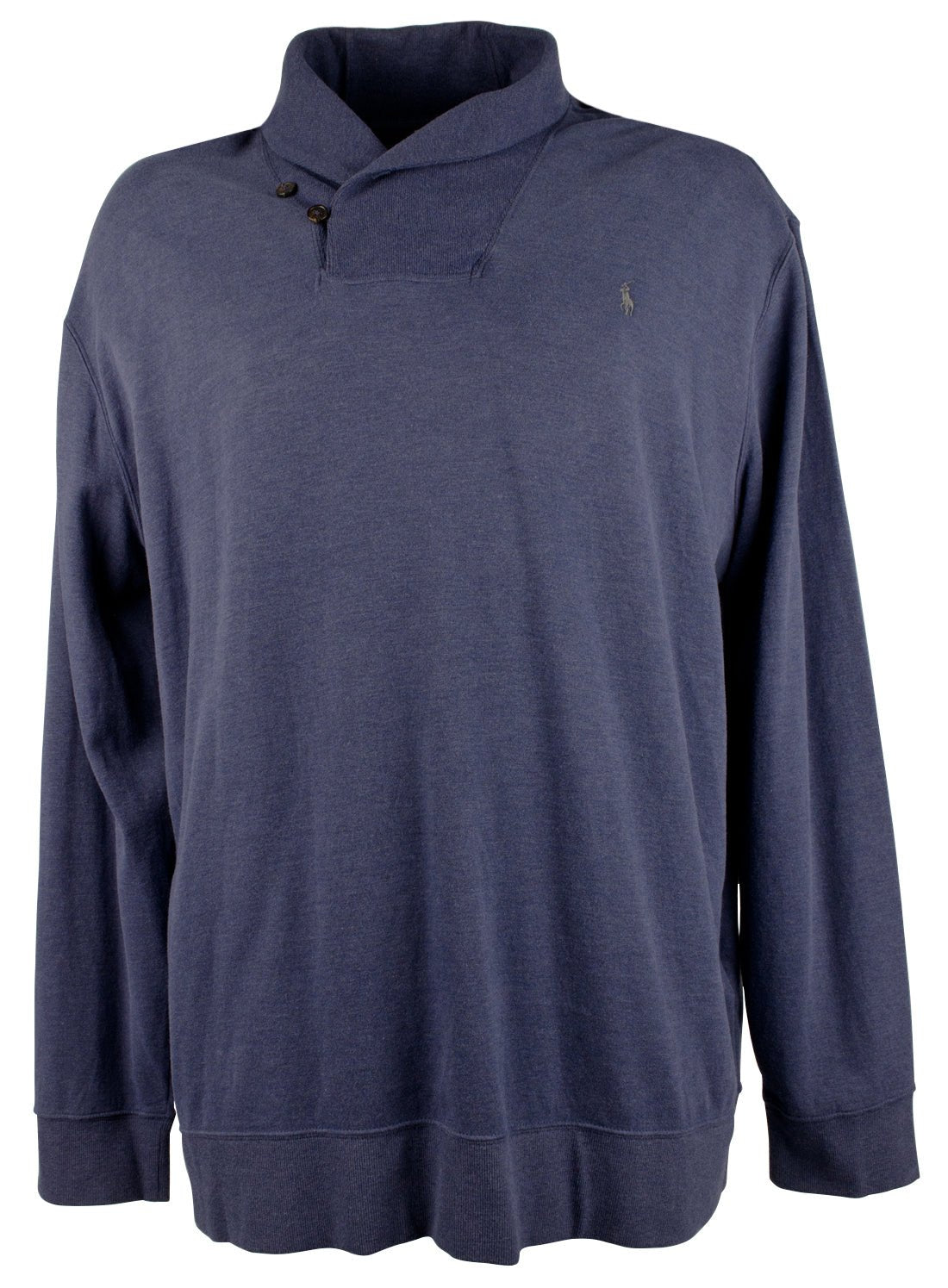 Polo Ralph Lauren Men's Big & Tall Long Sleeve Luxury Jersey Shawl Collar