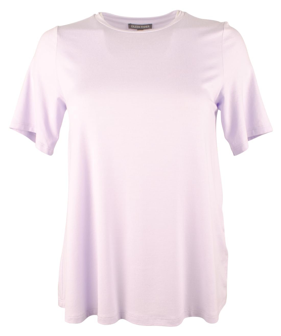 Eileen Fisher Women's Crew Neck Short Sleeve Top T-Shirt Purple XXS