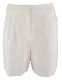 Vince Camuto Women's Plus Size Summer Heat Solid Pull On Shorts Ivory 18