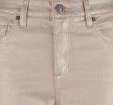 Pantalones vaqueros tobilleros de tiro alto metalizados para mujer de Tommy Bahama, Balboa Mist 14