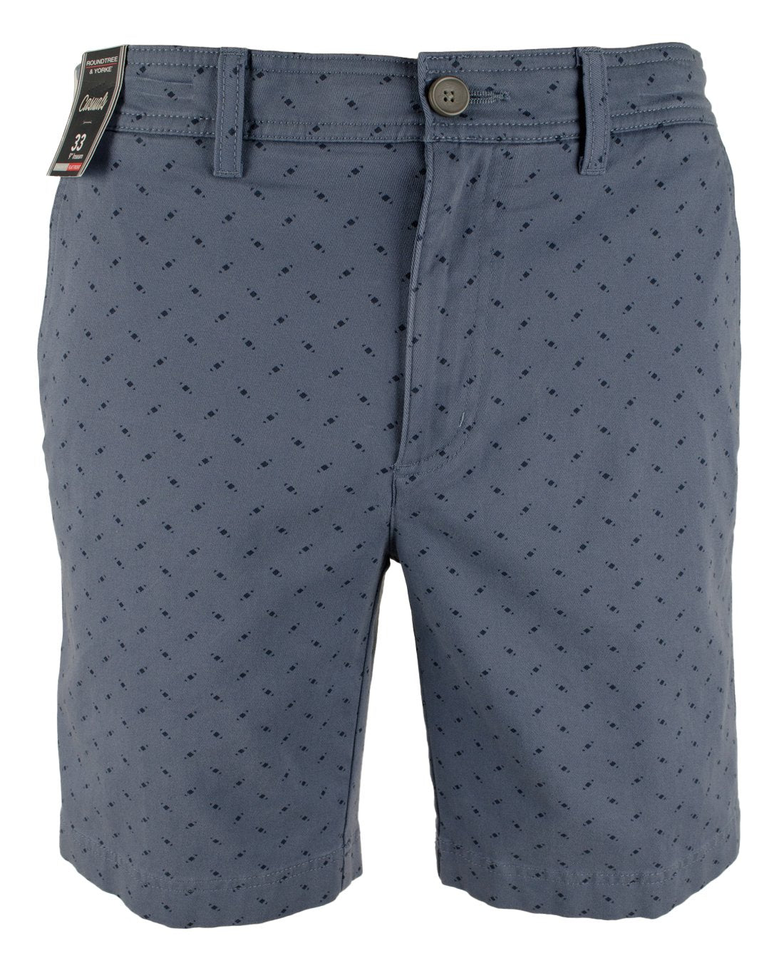 Roundtree & Yorke Men's Straight Fit Stretch Casual Shorts
