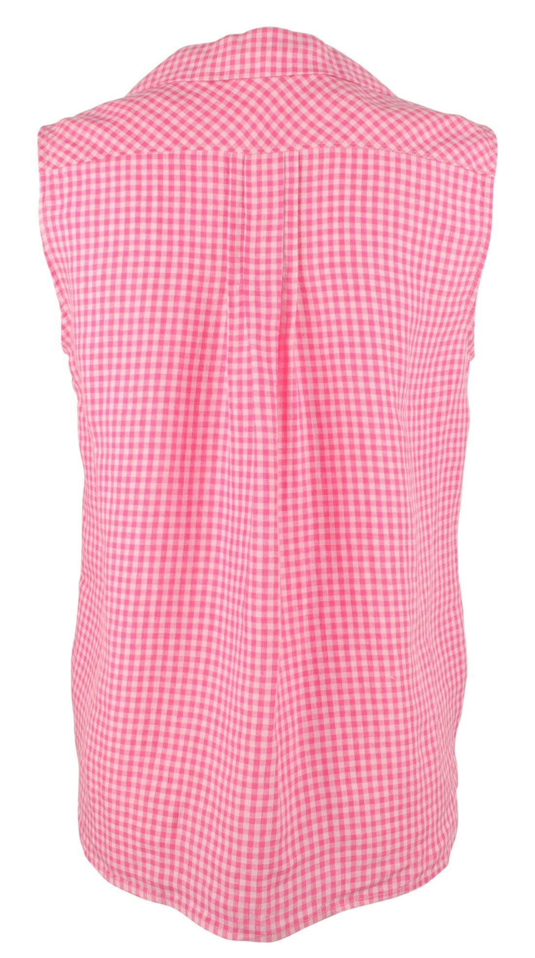 Tommy Bahama Women's Gingham Way Linen Sleeveless Camp Shirt