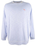 Tommy Bahama Men's Big & Tall Tobago Bay Crewneck Sweatshirt Sweater (3X-Large Big, Lt Sky)