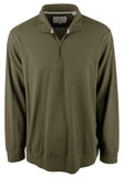 Southern Tide Men's Skipjack Pique 1/4 Zip Pullover Sweatshirt Heather Amazon Moss Small