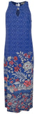 Tommy Bahama Women's Carmela Geo Garden Jersey Maxi Dress INvy X-Small
