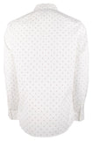Michael Kors Men's Stretch Slim Fit Long Sleeve Shirt Wht X-Large