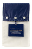 RL Organic Sateen Border One Standard Sham 20X28 Inches Polo Navy