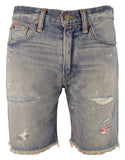 Polo Ralph Lauren Men's Distressed Classic Fit Denim Shorts 30
