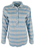 Women's Hadley Plaid Pullover Shirt SG X-Small