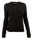 Polo Ralph Lauren Women's Crew Neck Cable Knit Sweater