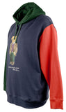 POLO RALPH LAUREN Men's Big & Tall Polo Bear Fleece Hoodie Mlt 3XB Multi