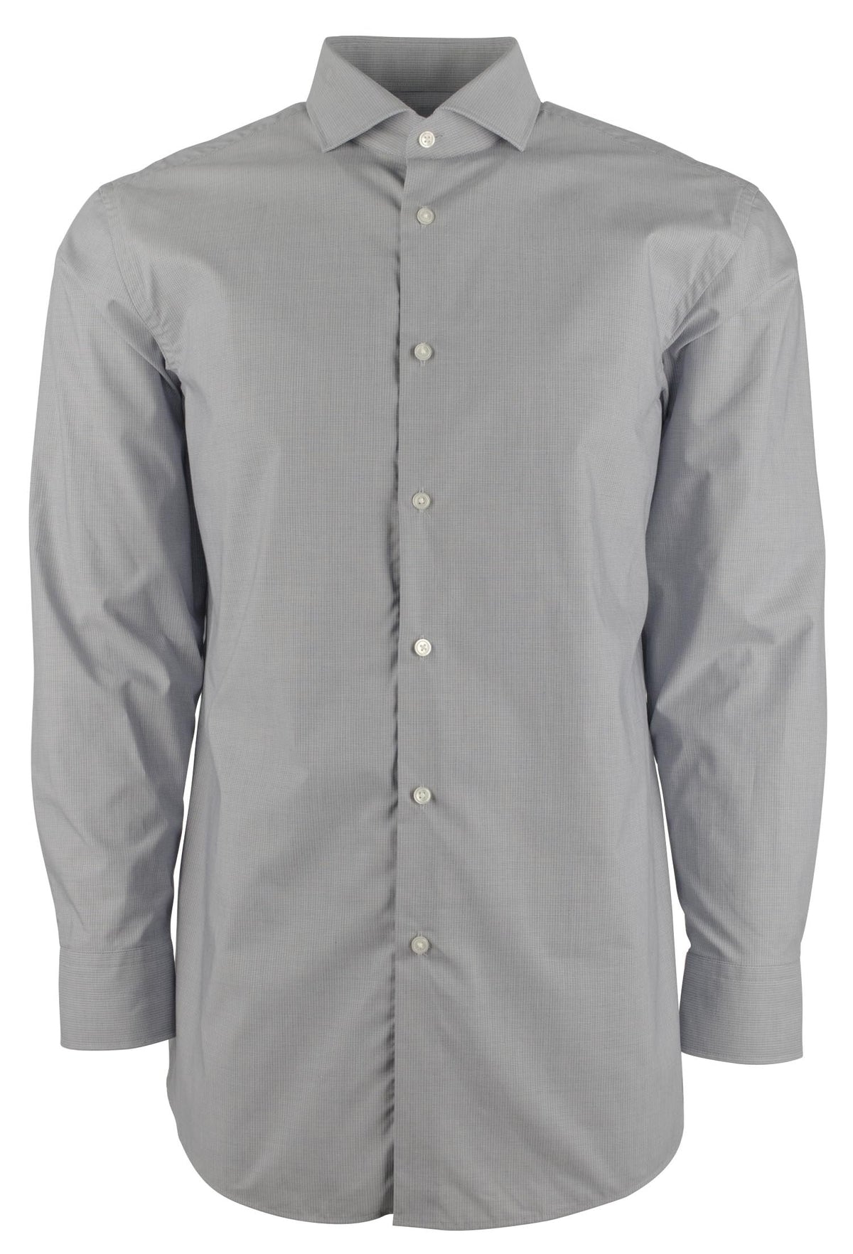 Hugo Boss Men's Mark Sharp Fit Long Sleeve Button Front Shirt 17.5 (34/35) Navy Blue