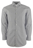 Hugo Boss Men's Mark Sharp Fit Long Sleeve Button Front Shirt 17.5 (34/35) Navy Blue