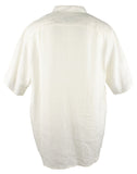 Tommy Bahama Men's Big And Tall Linen Short Sleeve Button up Shirt-2XT