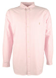 Polo Ralph Lauren Men's Big and Tall Striped Oxford Long Sleeve Shirt-P-2LT