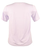 Eileen Fisher Women's Crew Neck Short Sleeve Top T-Shirt Purple XXS