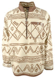 Men's Printed Gordon Lyons 1/4 Zip Fleece Knit-Sweater-VWKGP-XXL