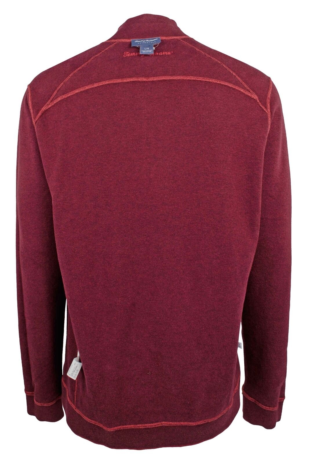 Müşteri İadesi Tommy Bahama Erkek BigTall Çift Taraflı Klasik Yarım Fermuarlı