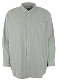 Men's Big & Tall Long Sleeve Coastline Cord Sandwash Camp Shirt (Dk Fern, 2XB)